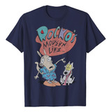 Nickelodeon Rockos Modern Life Rocko Y Spunky Playera