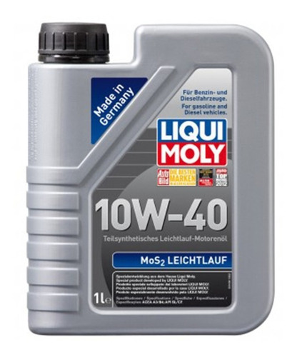 Aceite Liqui Moly Semisintetico Leichtlauf Mos2 10w40 X 1lt