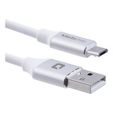 Cable Micro-usb De Carga Y Datos/1 M/ Plástico Y Metal