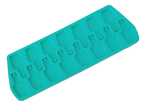 Molde Silicone Resina Paleta 15 Mini Esmaltes 4cm Pingentes