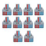 10* Bloques Terminales 2entradas 6salidas Cableado Eléctrico