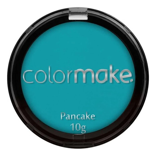 Pancake Colormake 10grs Várias Cores Maquiagem Artistica Tom Azul-turquesa