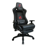 Silla Gamer Reclinable Negra  Giratoria Gaming Pro Oficina