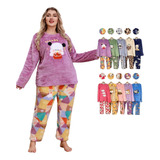 Pijama Peluche Suave Afelpado Polar Xl Talla Extra 38 40