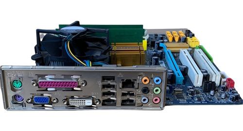 Kit Placa Mãe Gigabyte Ga-eq45m-s2 Proc. Core 2 Duo 2gb Ram