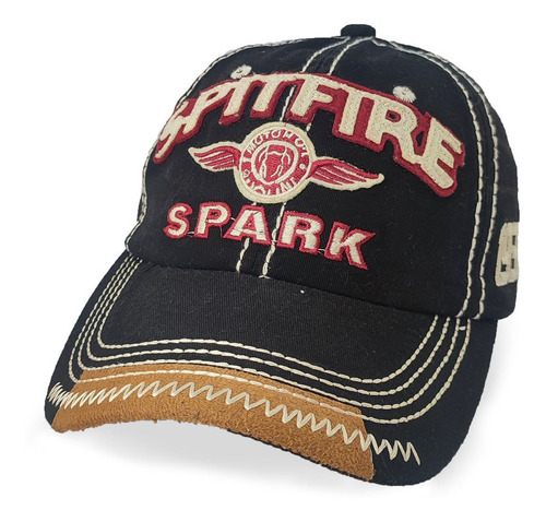 Gorra Hombre Mujer Vintage Gastada Con Visera Spitfire