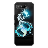 Capa Para Rog Phone 5s Dragon Style Hd + Brinde Com Nf-e