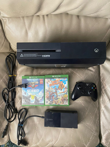 Microsoft Xbox One 500gb Negro Con Control + 2 Juegos 