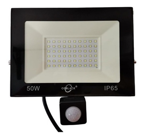 Sensor Luz Blanca Reflector Lampara 50w  Ip65