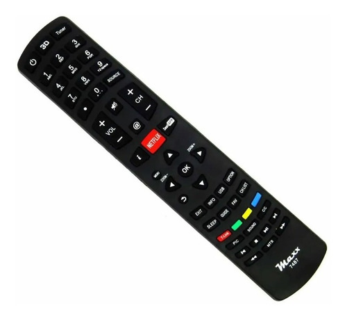 Controle Remoto Para Tv Philco Smart Netflix Rc3100l03 