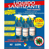 Sanitizante Liquido De Sales De Cuaternario De Amonio