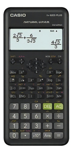 Calculadora Cientifica Casio Fx-82la Plus 2da Edicion Negro