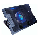 Base Cooler Ventilador Para Notebook Gamer Led Ajustable