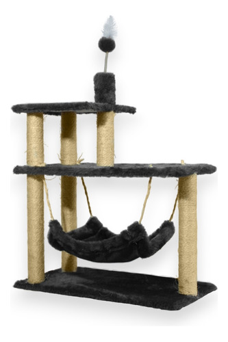 Arranhador Gato 3 Plataforma Grande Brinquedo Playground