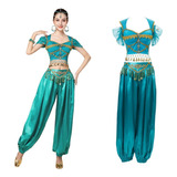 Trajes De Danza Árabe Adulto Bellydance Pantalon Y Top