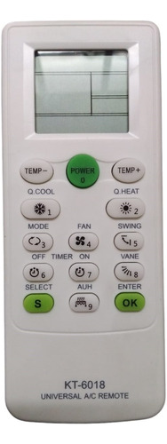 Control Remoto Universal Kt-6018 - Tdc