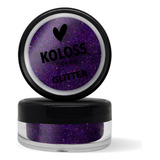 Glitter Koloss Make Up Púrpura Laser