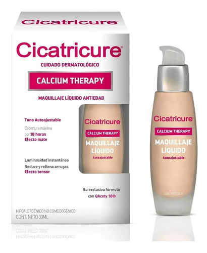 Maquillaje Líquido Cicatricure Calcium Therapy Antiedad 30ml