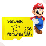 Cartão Memória Nintendo Switch 256gb Original Microsd Com Nf