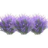 Flores Artificiales Apta Exterior Plastico X12u Lavanda