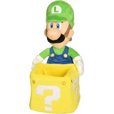 Peluche Mario Bros Luigi Bloque De Monedas Little Buddy 25cm