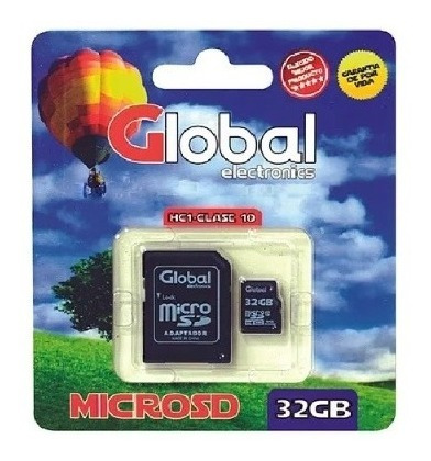 Tarjeta De Memoria Global 32gb Sd Clase 10