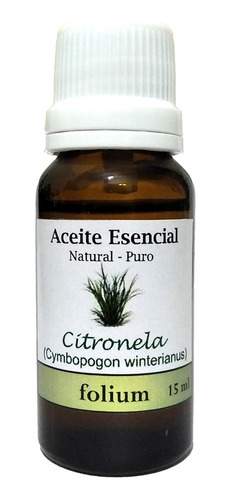 Aceite Esencial De Citronela Citronella Natural Folium 15 Ml