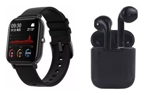 Reloj Inteligente Smartwatch P8 1.4 + Audífonos In-ear I12