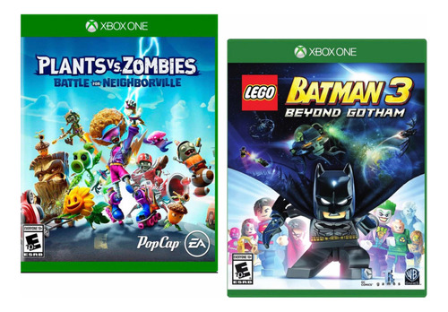 Combo Pack Plantas Zombie + Lego Batman 3 Xbox One Nuevos*