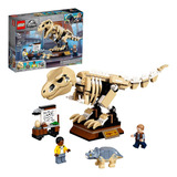 Exposición De Fósiles De Dinosaurios T-rex De Lego Jurassic