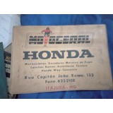 Porta Manual.proprietario Moto Honda Motogeral ,itajubá Mg