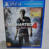 Uncharted 4 A Thief's End Ps4 Ps5 Mídia Física