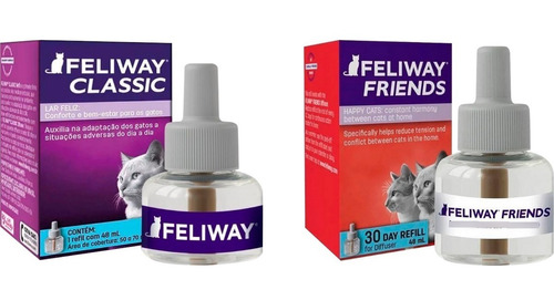 Feliway Classic Refil + Feliway Friends Refil - Ceva