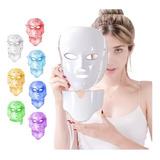 Máscara De Terapia De Luz Facial Led 7 Colores Fototerapia