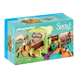 Figura Spirit Establo Fortu Y Spirit Playmobil 9478 Cantidad De Piezas 57