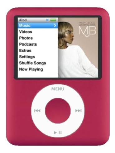 M-player iPod Nano 3.ª Generación (8 Gb, Rojo)