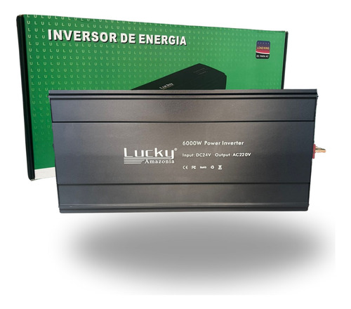 Inversor De Energia 24v Para 220v 6000w Lucky  Potente 60hz