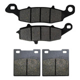 2 Pares De Pastillas De Freno Para Suzuki Gs500 Sv400s Sv400