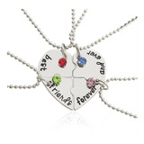 Collares Para Mejores Amigos Corazón Amor Best Friend Regalo