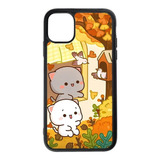 Carcasa Funda Antigolpes iPhone 13 Diseños Gatitos #1