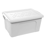 Caixa Organizadora Multiuso Container 70 Litros Branco
