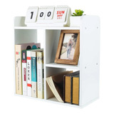 Mini Estante Porta Livros De Mesa Escritorio 45cm Em Mdf