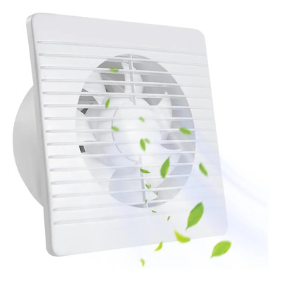 Baño Cocina Ventilador Extractor Aire 6 Pulgadas Blanco | MercadoLibre
