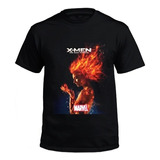Playera Camiseta X Men Dark Phoenix Llamas Unisex  + Regalo