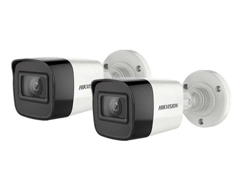 Pack 2 Cctv Cámara Hdtvi Hikvision Bullet 2mp 1080p 2.8mm