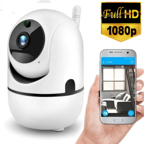 Cámara Seguridad Wi-fi Full Hd 1080p 360° Ip Autoseguimiento