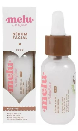 Serum Facial Nutritivo Coco Melu By Ruby Rose 30ml