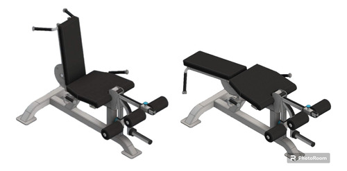 Plano Maquina De Gym. Sillon Para Cuadriceps Y Femoral