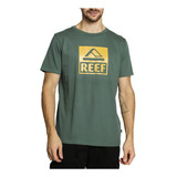 Reef Classic Block Tee Verde Pino / Mosta Remera