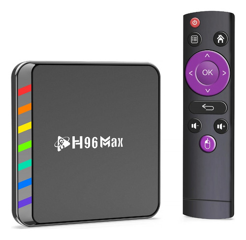 H96 Max S905w2 Tv Box Quad Core Wifi6 Media Player 4gb/64gb